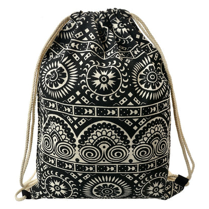 Backpack Black, Synthetic 34x1x43 cm