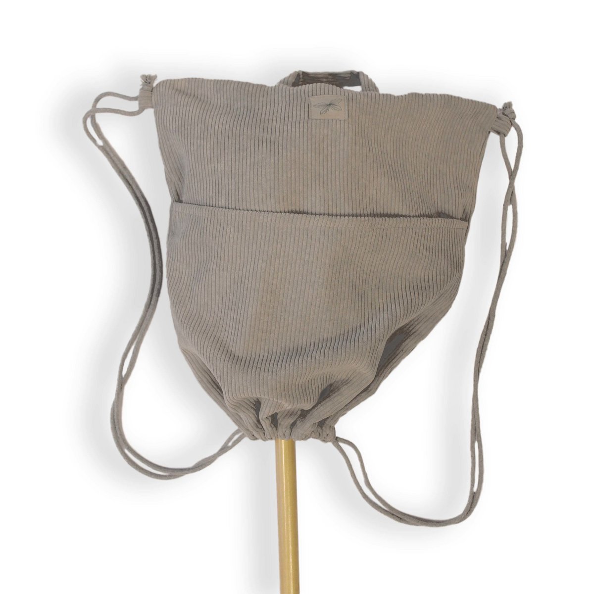 Stokpaard 68 cm grijs