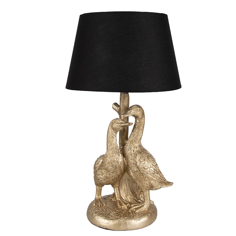 Tafellamp ganzen Ø 20x37 cm zwart goud