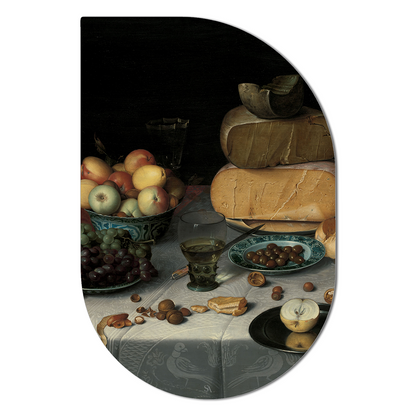 Wanddecoratie Stilleven kazen Drip 40x60 cm Dibond