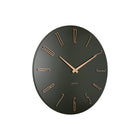 Wandklok 60 cm groen metaal