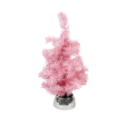 Kunstkerstboom roze 50 cm LED
