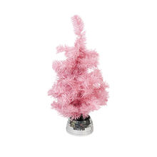 Artificial Tree - Christmas Tree - LED - Light - Battery - Pink - 50 cm