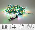 Led kerstverlichting 13.5 meter 180 leds soft multicolor