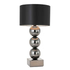 Bollamp blokvoet antraciet 80 cm
