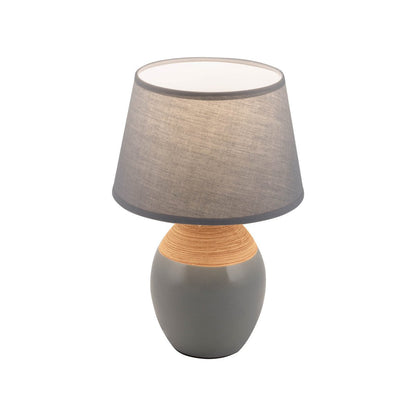 Ceramic table lamp "Tali" grey