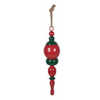 Christmas ornament Ø 12x52 cm Red Green Metal
