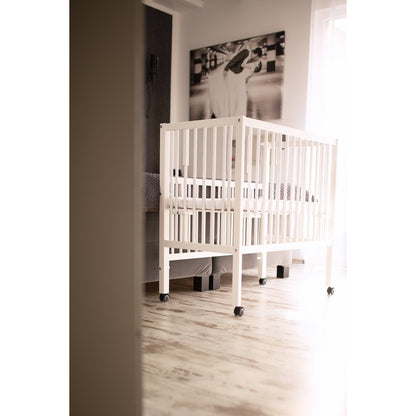 tiSsi® SOPHIE bijzetbed / bijzetbed beuken WIT 40x90 cm