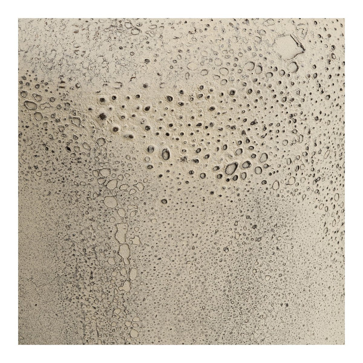 Hou Decoratieve pot, metaal, antiek beige, ø24x78,5 cm