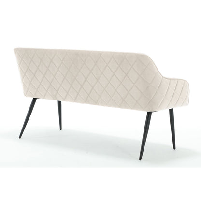 Eetgroep 220x110 cm massief acaciahout metaal