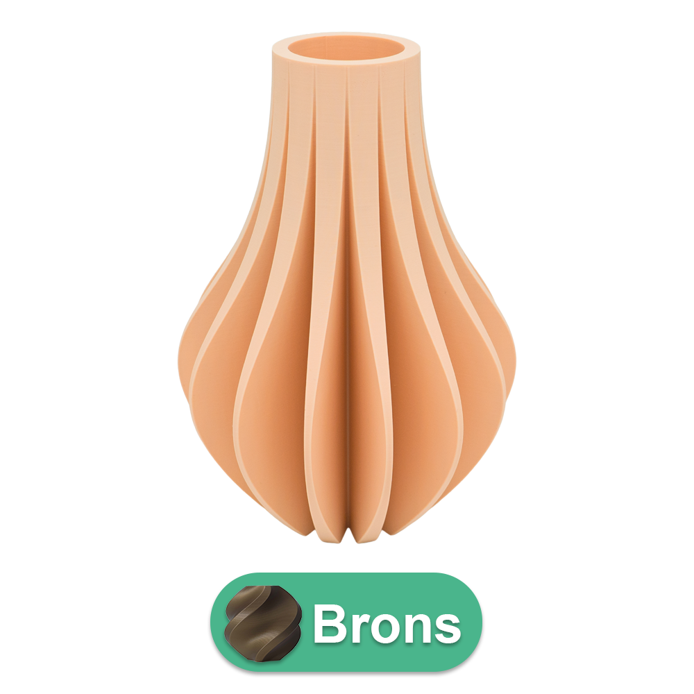 Aventa 3D vaas - 3D geprinte vaas - Duurzaam PLA - Geschikt voor kunstbloemen