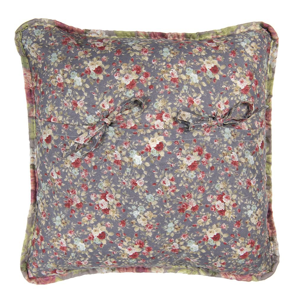Cushion Cover 40x40 cm Grey Green Polyester Decorative Cushion Cover