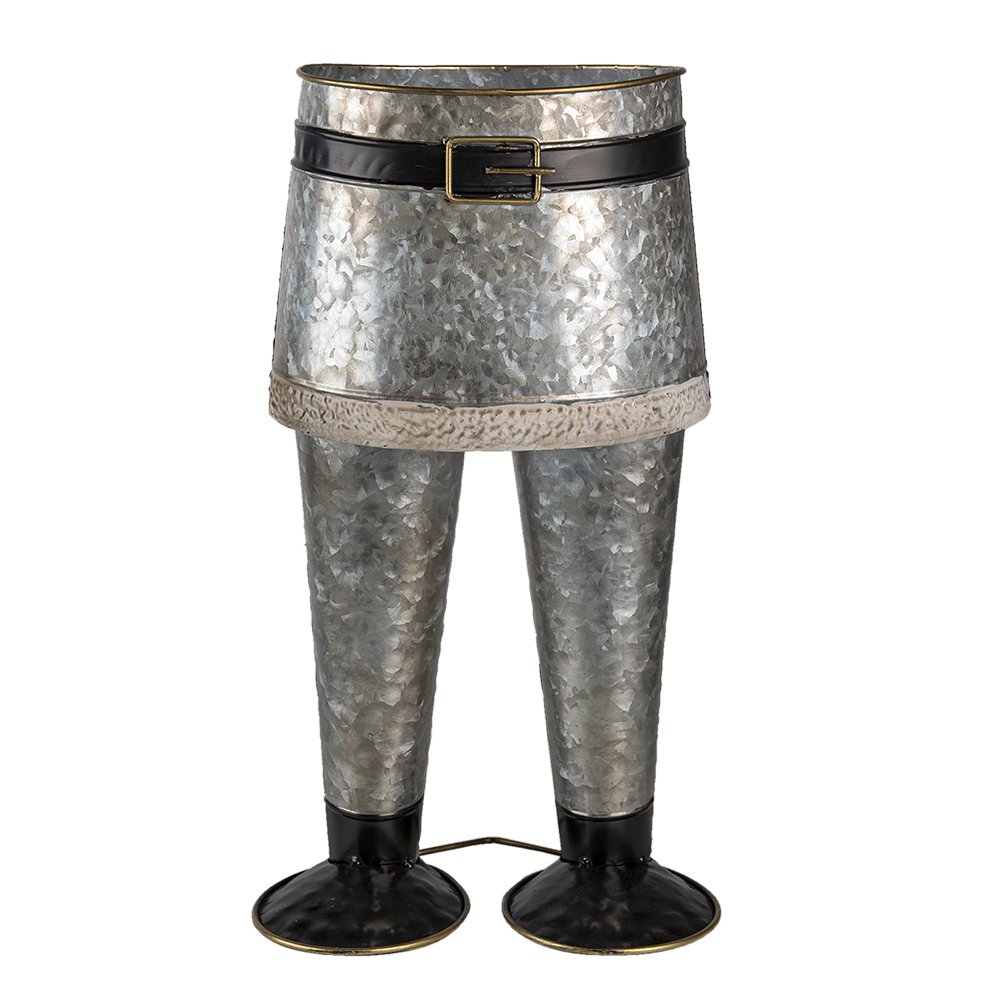 Plant Holder Broek 22x15x40 cm Grey Iron Indoor Flower Pot