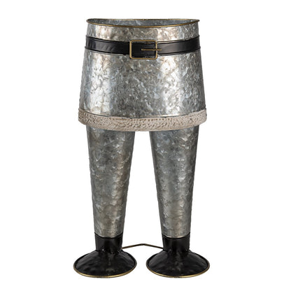 Plant Holder Broek 22x15x40 cm Grey Iron Indoor Flower Pot