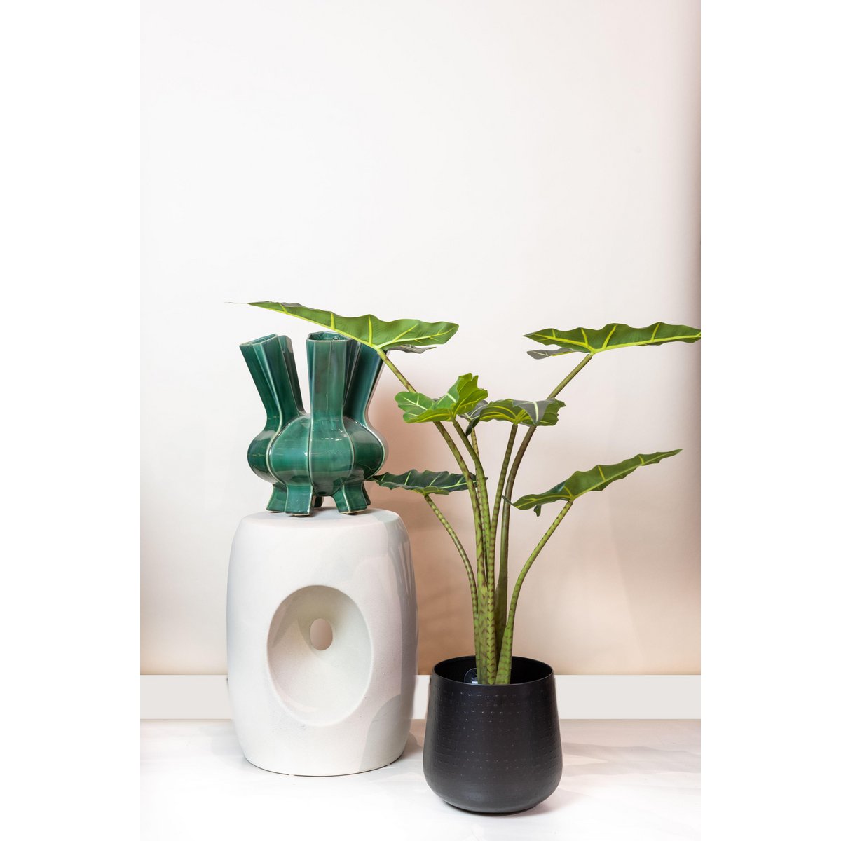 Kunstplant Alocasia Frydek 80 cm