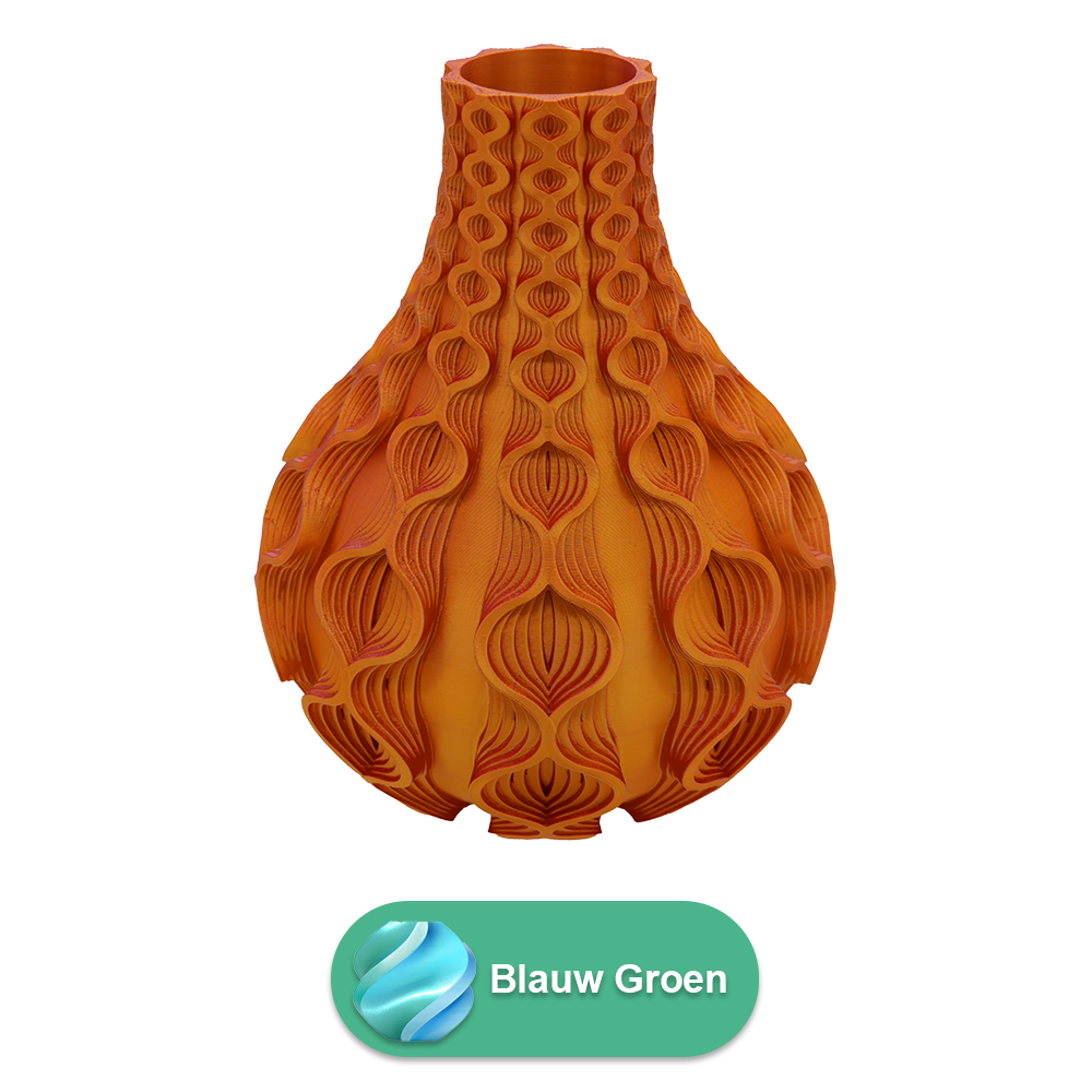 3D vaas Coral PLA 20-34 cm
