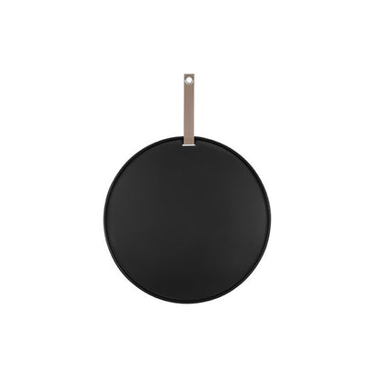 Memobord rond 50 cm ijzer zwart