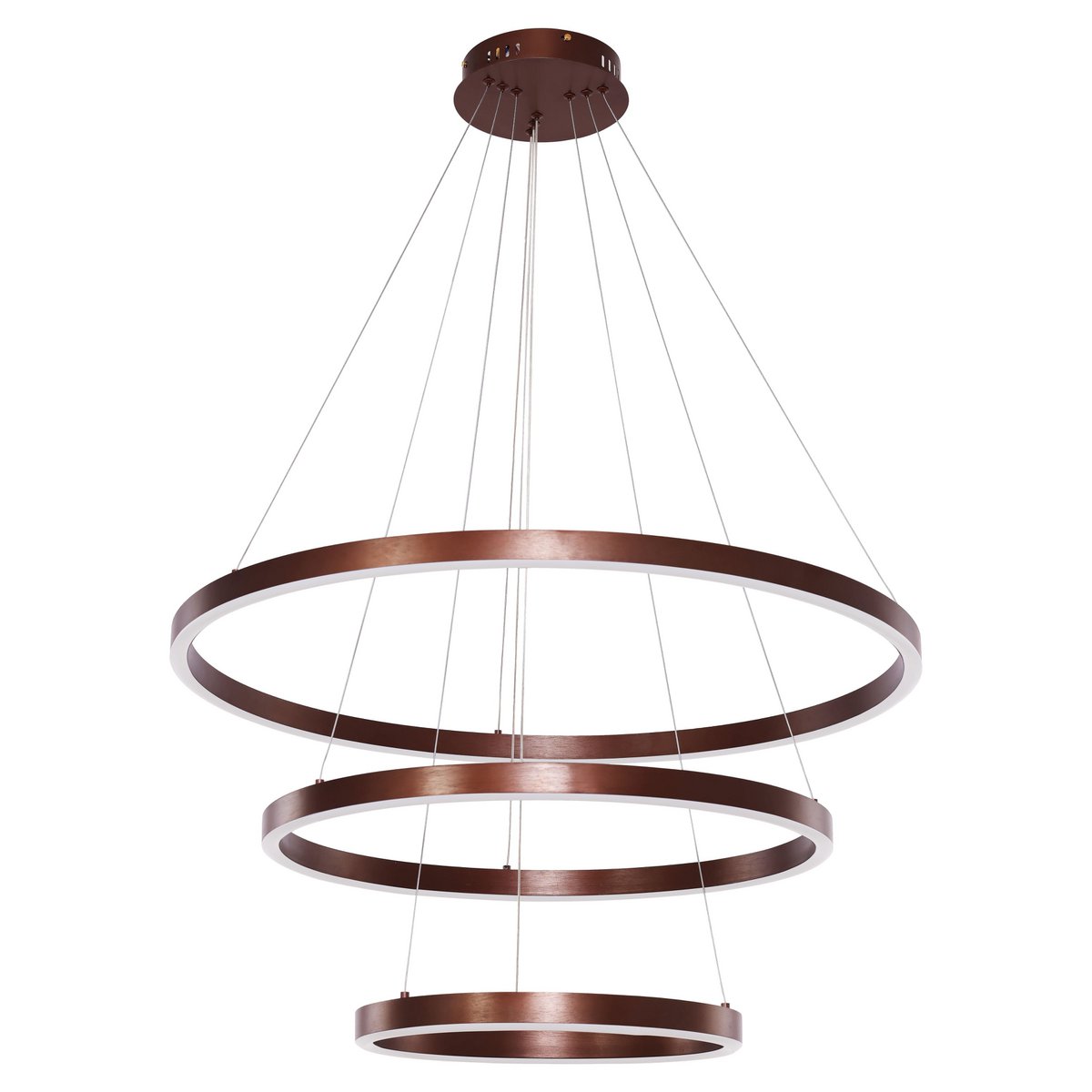 Hanglamp Neo Coffee Drie Ring Met Warm Kleur 40 60 80 Cm