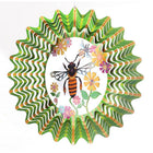 Wind Spinner Spin Art Stainless Steel With Pattern Diameter 30 cm