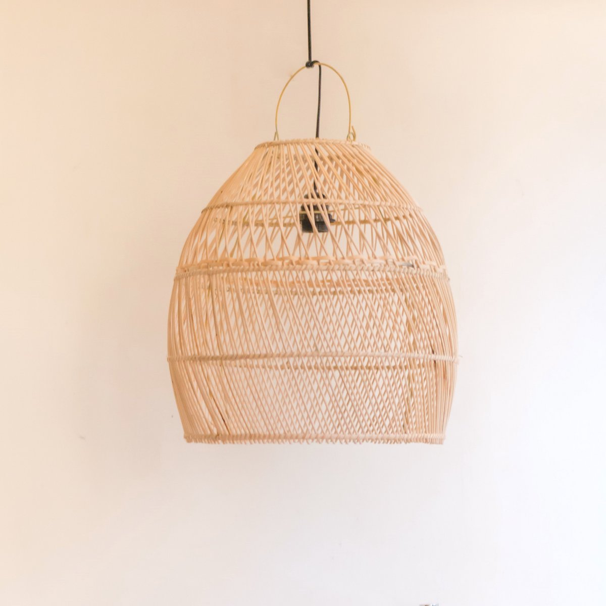 Rotanlamp Lampenkap Seminyak Met Diameter 40 Cm Woonkamers