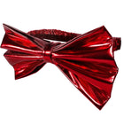 Kerst stoelstrik 2 stuks rood polyester 50x34 cm