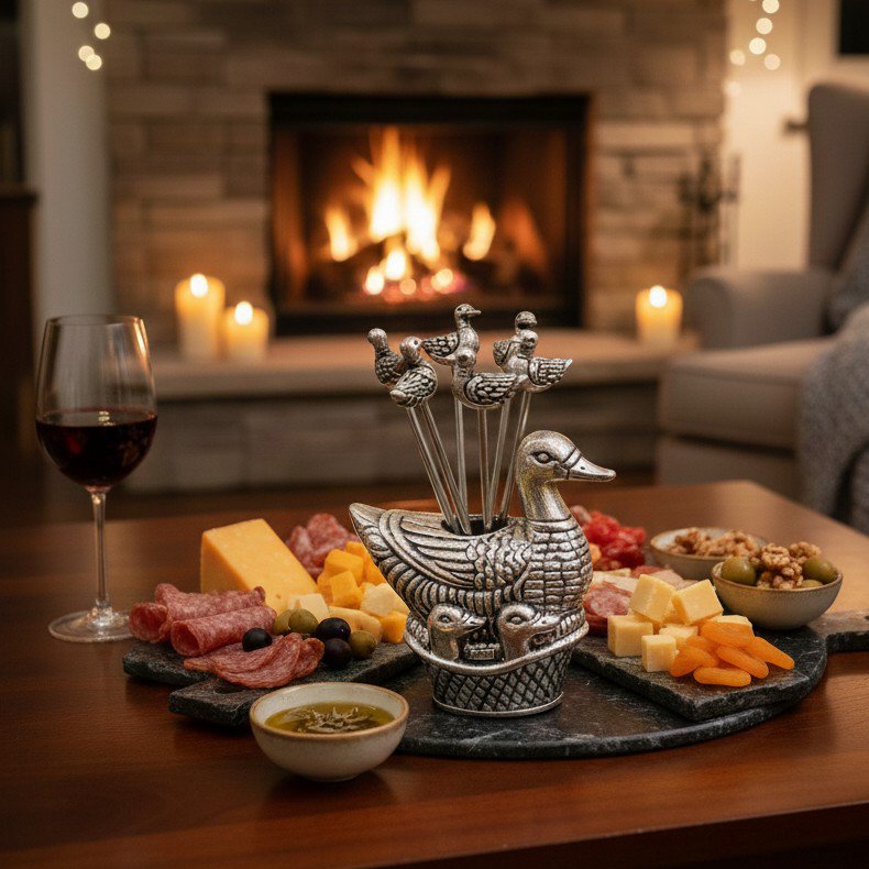 6 -Room eend aperitif spikes