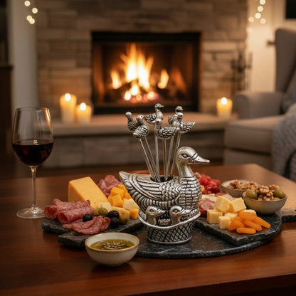 6 -Room eend aperitif spikes