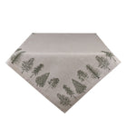 Tafelkleed 100x100 cm beige groen katoen