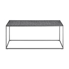 Salontafel 110x55x45 cm rookglas zwart
