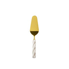 Taartschep goud wit 29 cm