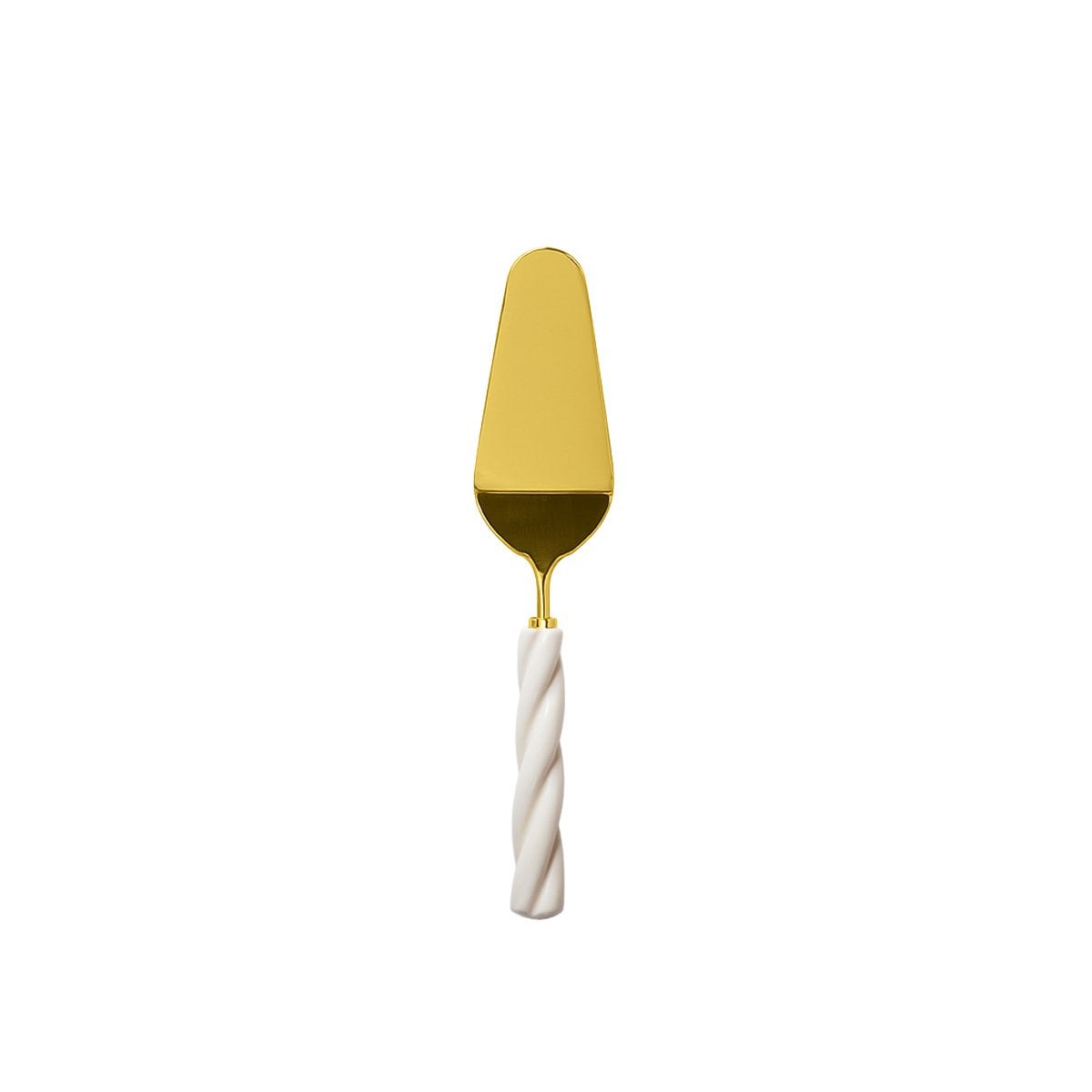 Taartschep goud wit 29 cm