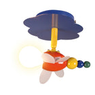 Kinderlamp plafond wand blauw geel 12.5x14x17 cm