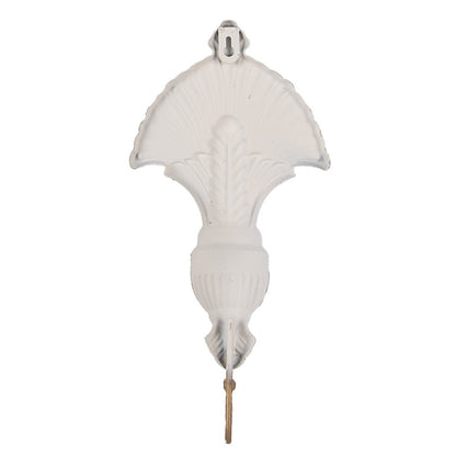 Wandhaak 16x4x33 cm metaal beige