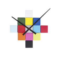 Wandklok 40 cm kunststof meerkleurig