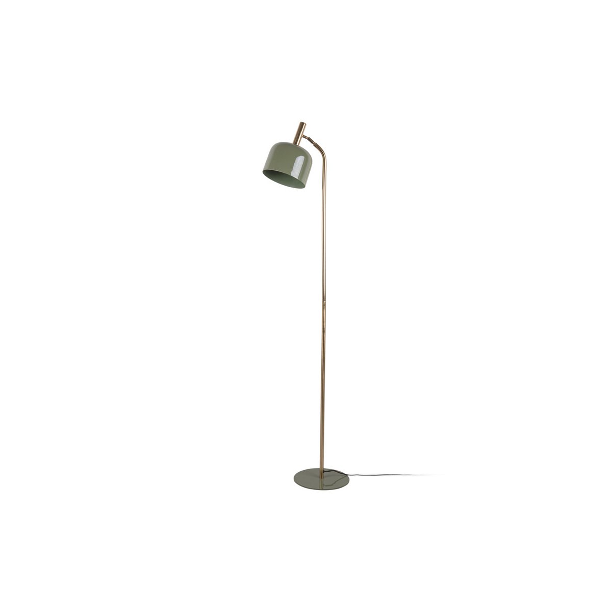 Vloerlamp 164 cm groen ijzer