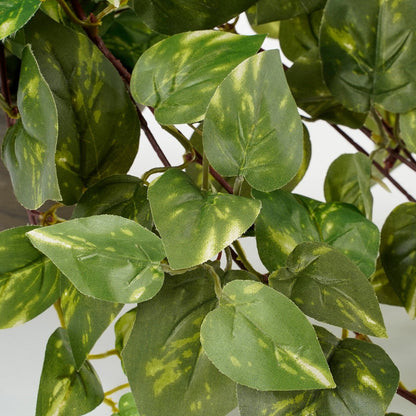 Kunstplant Scindapsus hangend groen 45x25 cm