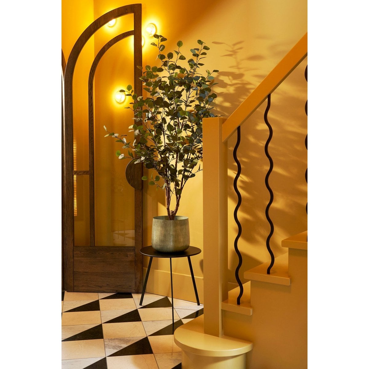 Indoor Flower Pot Benson Light Gray
