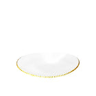 Glazen schaal 20,5x13x5 cm goud