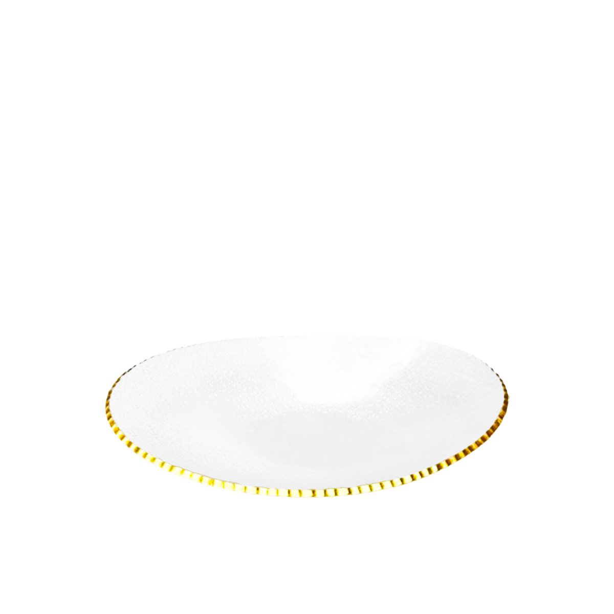 Glazen schaal 20,5x13x5 cm goud