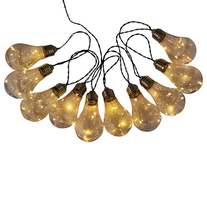 Lichtsnoer 10 LEDs zonne-energie plastic