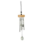 Windgong 27 cm naturel hout metaal