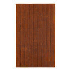 Badmat 70x140 cm katoen oranje anti-slip
