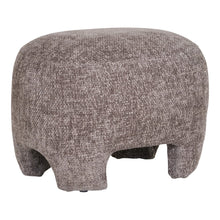Nazare Pouf Beige Polyester Foam Plywood 53x41x38 cm