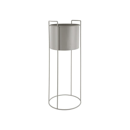 Plantenpotten set ijzer grijs 3 stuks