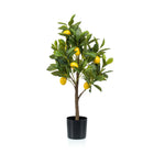 Kunstplant citroenboom 72 cm groen geel