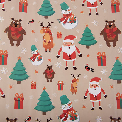 Wrapping Paper 3 Rolls 50x75 cm Beige Paper
