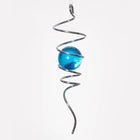Spin Art, Windspinner, Spiral Tail, Blue, STSB0801, Stainless Steel, approx 27 cm
