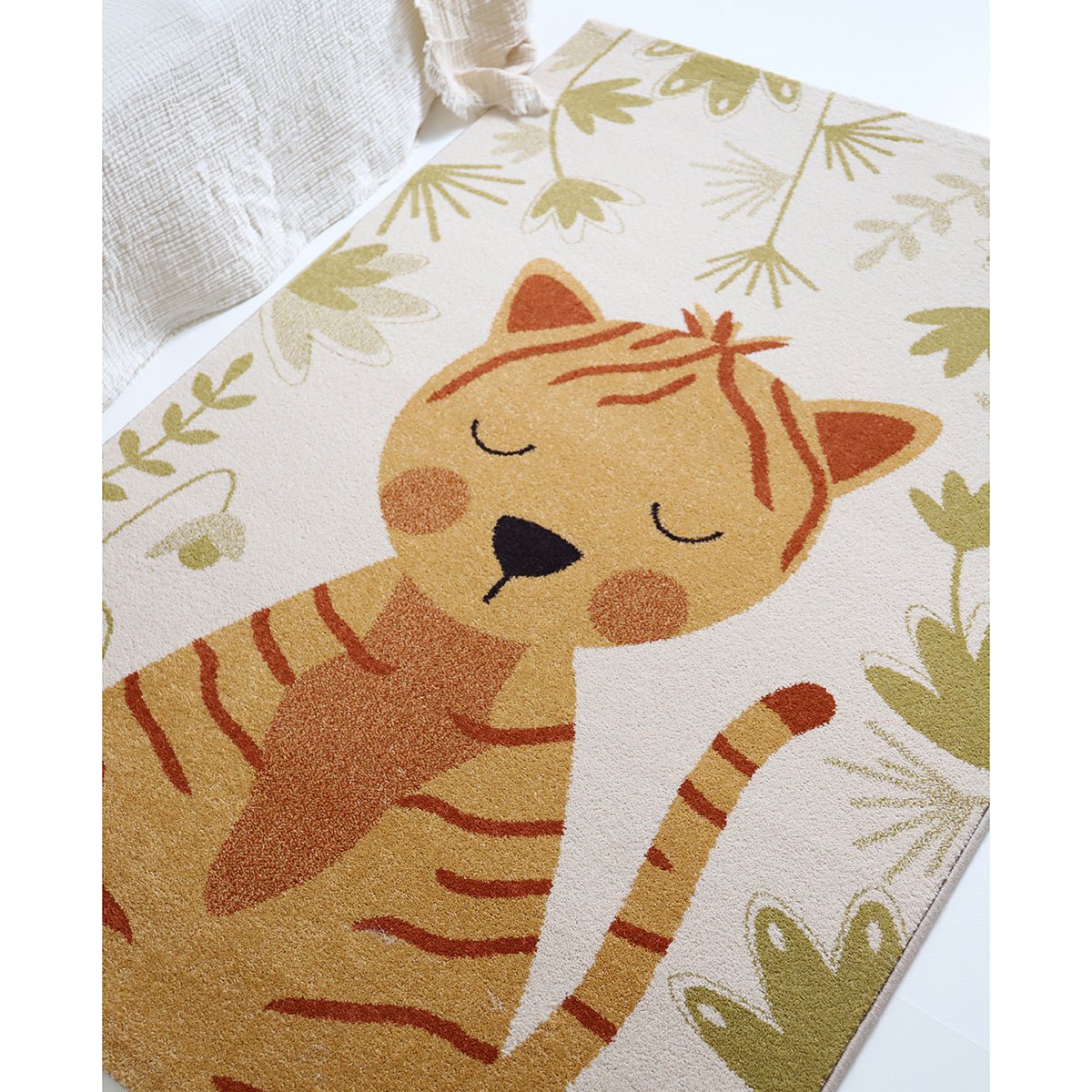 Tiger silly children's rug