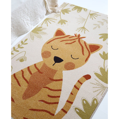 Tiger silly children's rug