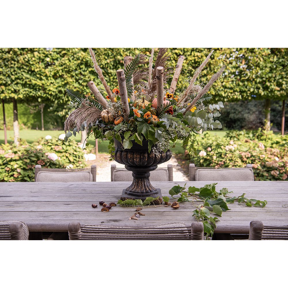 Bloempot Ø 52 cm zwart magnesium